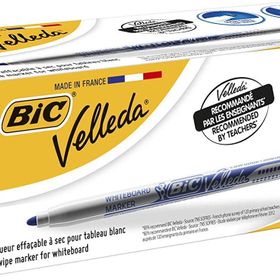 Bic Velleda 1721 Beyaz Siyah 24'lü Kutu Çocuk Tahta Kalemi
