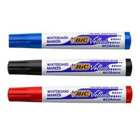 Bic Velleda Siyah+Kırmızı+Mavi Beyaz Tahta Kalemi