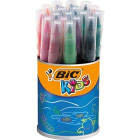 Bic Visa Fırça Uçlu Keçeli 10'lu Boya Kalemi