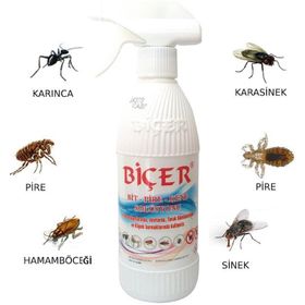 Biçer 500 ml Bit Pire Kene Sprey Haşere İlacı