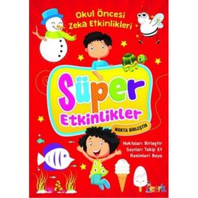 Bicirik - Okul Öncesi Zeka Etkinlikleri Süper Etkinlikler Noktaları Birleştir