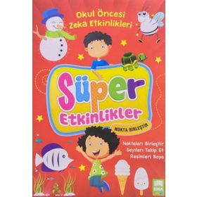 Bicirik - Okul Öncesi Zeka Etkinlikleri Süper Etkinlikler Noktaları Birleştir