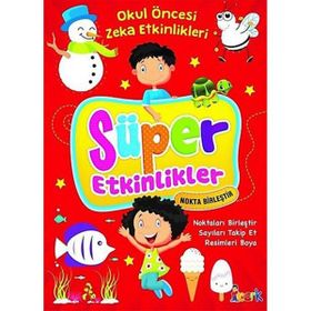 Bicirik - Okul Öncesi Zeka Etkinlikleri Süper Etkinlikler Noktaları Birleştir