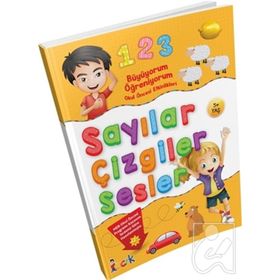 Bıcırık Yayıncılık Büyüyorum Öğreniyorum Okul Öncesi Etkinlikleri Sayılar Çizgiler Sesler Kitabı