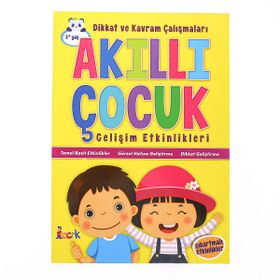 Bicirik Yayınları Akıllı Çocuk Dikkat ve Kavram Çalışmaları Gelişim Etkinlikleri