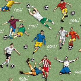 Bien Dekor Vision 202A Futbol Çocuk Dası Desenli Duvar Kağıdı