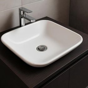 Bien Harmony 43 cm Gövde Üstü Beyaz Lavabo Batarya
