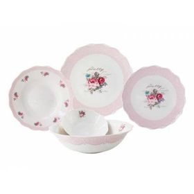 Biev Pretty Rose 25'li Yemek Takımı