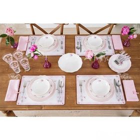 Biev Pretty Rose 25'li Yemek Takımı