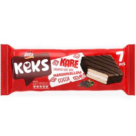 Bifa 175 gr Keks Kare Marshmallowlu Kek (2 adet)