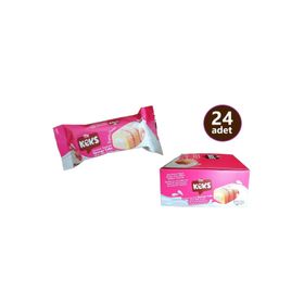 Bifa 45 gr Keks Sütlü Kremalı Ahududu Hindistan Cevizli Kek (24 adet)