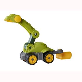 BIG 800055796 BIG Power Worker Mini T-Rex Yeşil Renk Katlanabilir Tırmıklı Oyuncak Ekskavatör
