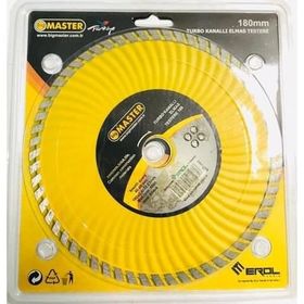 Big Master Elmas Testere 180 mm Turbo Kanallı