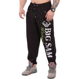 Big Sam 1095 Siyah Beyaz Erkek Eşofman Altı