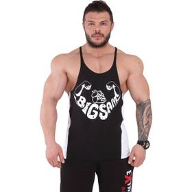 Big Sam 2252 Siyah Beyaz Erkek Atlet