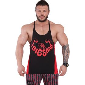 Big Sam 2255 Siyah Kırmızı Erkek Atlet