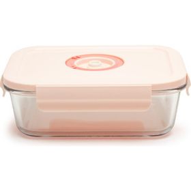 Bigatti Pembe 630 ml Vakumlu Saklama Kabı