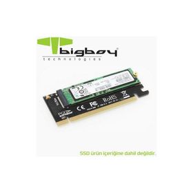 Bigboy BTC-M2NV161U PCIe 3.0 x16 PCIe NVMe M.2 1U Server Çevirici Ünite