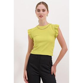 Bigdart 0430 Açık Sarı Kadın Bluz