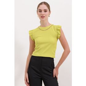 Bigdart 0430 Açık Sarı Kadın Bluz