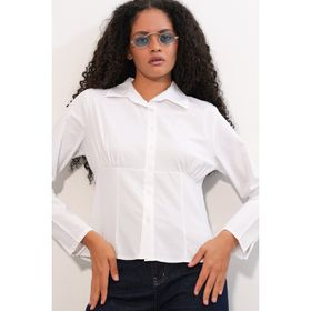 Bigdart 20231 Beyaz Slim Fit Poplin Gömlek