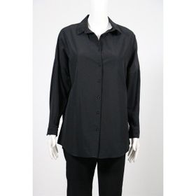 Bigdart 3900 Siyah Oversize Uzun Basic Kadın Gömlek
