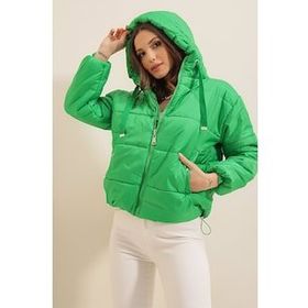 Bigdart 5117 Yeşil Kadın Mont