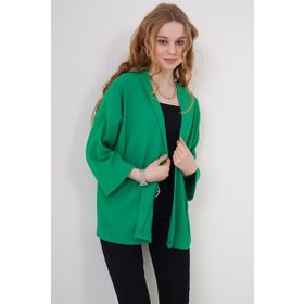 Bigdart 5862 Yeşil Örme Kadın Kimono