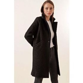 Bigdart 9082 Siyah Kadın Kaban