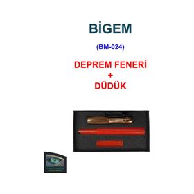 Bigem BM-024 Çubuklu Düdüklü Deprem Uyarı ve İkaz Feneri