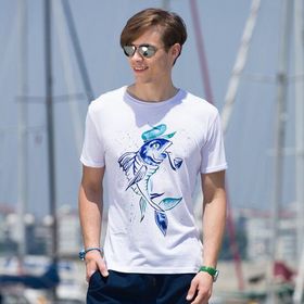 Biggdesign Anemoss Kaptan Balık Erkek T-Shirt