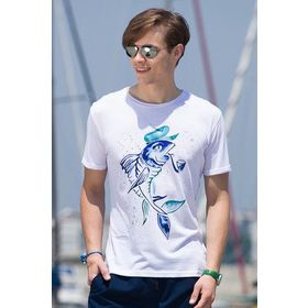 Biggdesign Anemoss Kaptan Balık Erkek T-Shirt