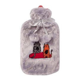 BiggDesign Cats Gri Peluş Sıcak Su Torbası