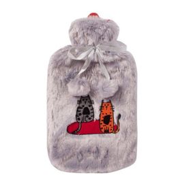 BiggDesign Cats Gri Peluş Sıcak Su Torbası