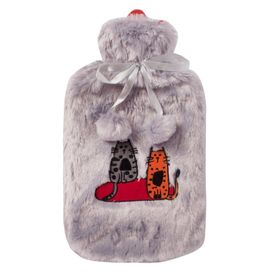 BiggDesign Cats Gri Peluş Sıcak Su Torbası