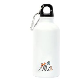 Biggdesign Dogs Karabinerli Alüminyum 400 ml Renkli Matara