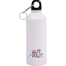 Biggdesign Dogs Karabinerli Alüminyum 400 ml Renkli Matara