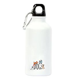 Biggdesign Dogs Karabinerli Alüminyum 400 ml Renkli Matara