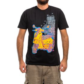 Biggdesign Motorsiklet Siyah Erkek T-shirt