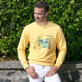 Biggdesign Nature Boğazda Bisiklet Erkek Sweatshirt