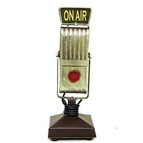 Biggmark C0256 Dekoratif Metal Mikrofon