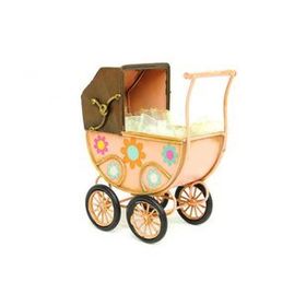 Biggmark C0259 Dekoratif Metal Bebek Arabası