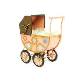 Biggmark C0259 Dekoratif Metal Bebek Arabası