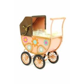Biggmark C0259 Dekoratif Metal Bebek Arabası