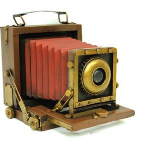 Biggmark C0262 Dekoratif Metal Fotoğraf Makinesi