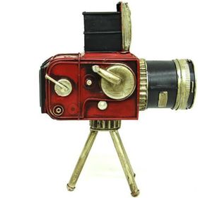 Biggmark C0263 Dekoratif Metal Kamera