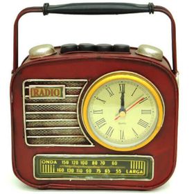 Biggmark C0311 Dekoratif Metal Radyo Saatli Kumbara