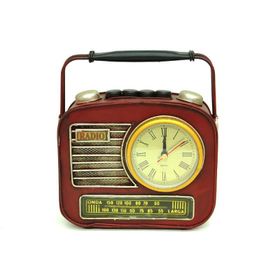 Biggmark C0311 Dekoratif Metal Radyo Saatli Kumbara