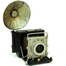 Biggmark C0322 Dekoratif Metal Fotoğraf Makinesi