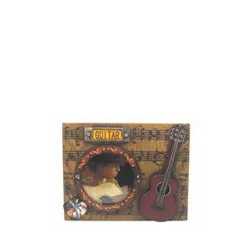 Biggmark Dekoratif Dekorlu Metal Çerçeve Gitar
